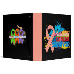 Splash of Colour - Endometrial Cancer Survivor Bin binders