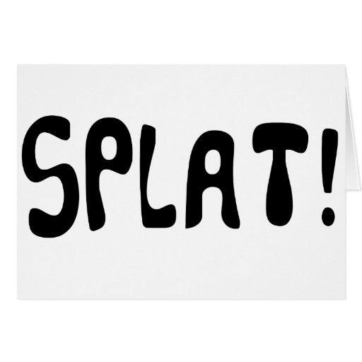 Splat Card
