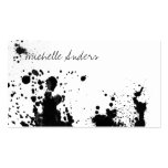 Splat ii business card template