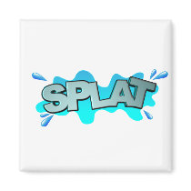 Splat Refrigerator Magnet