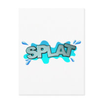 Splat Post Card