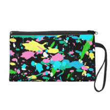 Splatter Chic Wristlet