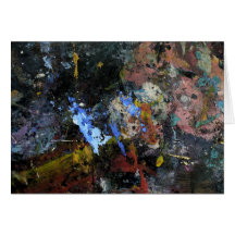 Splatter III Greeting Card