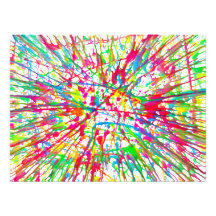 splatter photo print
