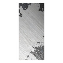 Splattered Urban Brushed Steel Rack Card