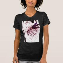 splattering / gravity tshirts