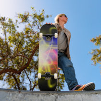 Splatz on Black Skate Deck