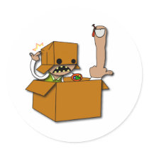 Splinter Round Sticker