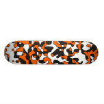 Split Orange Camo Deck Skateboards
