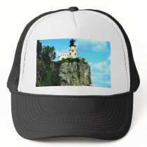 Split Rock Lighthouse Trucker Hats
