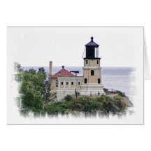 Split Rock Lighthouse Minnesota Photo Note Card