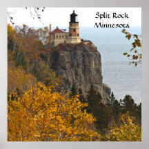 Split Rock Lighthouse Poster