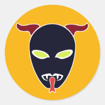 Split Tongue Demon Sticker