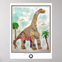 Splotch-asaurus Print
