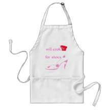 Spoiled High Heel Shoe Lover Cooks for Shoes-pink Apron