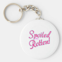 spoiled rotten key chain
