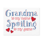 Spoiling Grandma Post Card