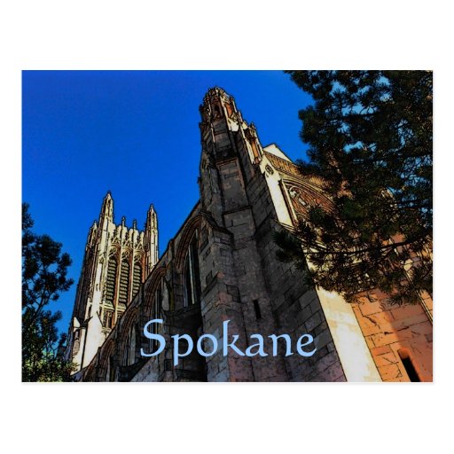 Spokane (Cathedral) Postcard