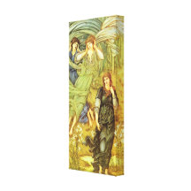 Sponsa de Libano (The Bride of Lebanon) Stretched Canvas Print