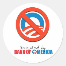Sponsored by Bank of Omerica Sticker