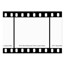 Spoof NYC Snow Blizzard Calendar 2011 Card Business Card Template