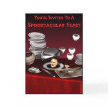 Spooktacular Feast Invitation Card