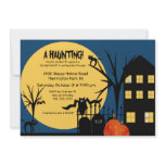 Spooky A Haunting Halloween Party Invitation