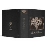 Spooky Antique Night Creature 3 Ring Binders