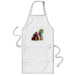 Spooky Barn Halloween Apron