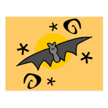 Spooky Bats Post Card