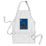 Spooky Black Cat aprons