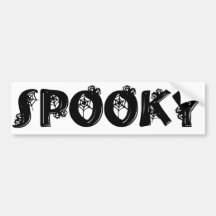 Spooky Bumper Sticker