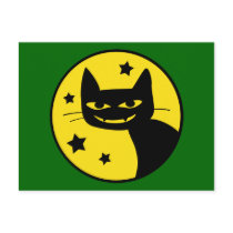 Spooky Cat Post Card