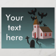 Spooky Church, flyer