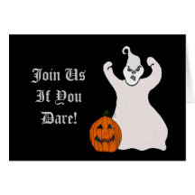 Spooky Ghost Collection Card