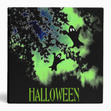 Spooky Ghost Halloween Binder