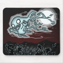 Spooky Ghost Mousepad