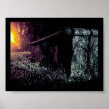Spooky Graveyard Posters