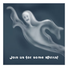 Spooky Halloween Cocktail Party Invitation