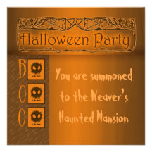 Spooky Halloween Party Invitations