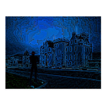 Spooky Halloween Postcard