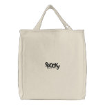 Spooky in Black embroidered bags