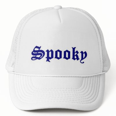 spooky logo hats by orlandojer