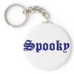 spooky logo keychains