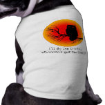 Spooky Owl Doggie T Shirt