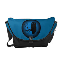 Spooky Owl Messenger Bag