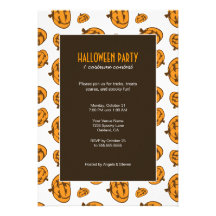 Spooky Pumpkins | Halloween Party Invitations