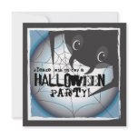 Spooky Spider Full Moon Halloween Party Invitation