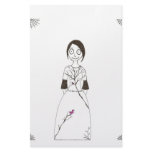 Spooky Spider Girl stationery