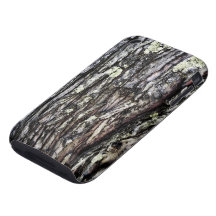 Spooky Tree Bark Texture Print Tough iPhone 3 Covers